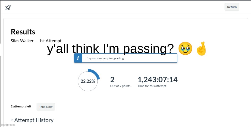 y'all think I'm passing? 🥹🤞 | made w/ Imgflip meme maker