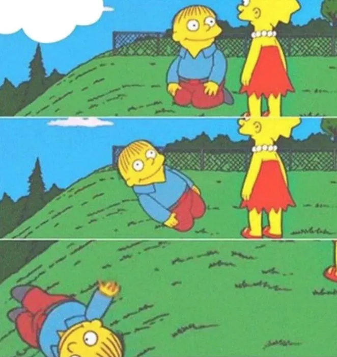 Ralph rolling Blank Meme Template