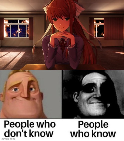 Just Monika | image tagged in just monika | made w/ Imgflip meme maker