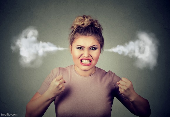 pissed woman steam coming out of ears 580x400 | image tagged in pissed woman steam coming out of ears 580x400 | made w/ Imgflip meme maker