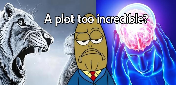 A plot too incredible? | image tagged in a plot too incredible | made w/ Imgflip meme maker