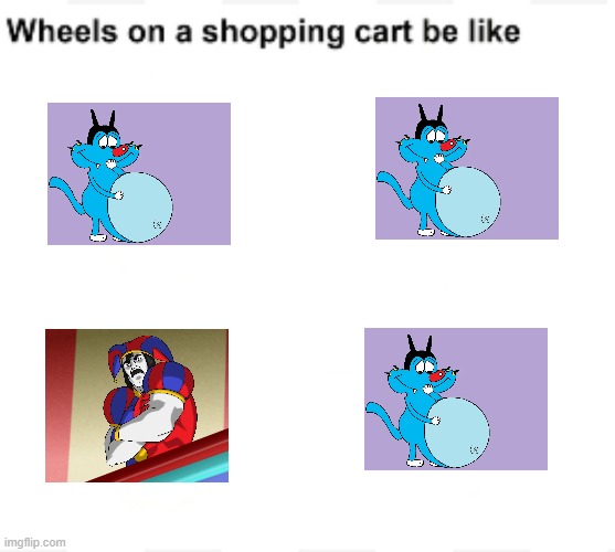 Wheels on a shopping cart be like | image tagged in wheels on a shopping cart be like | made w/ Imgflip meme maker
