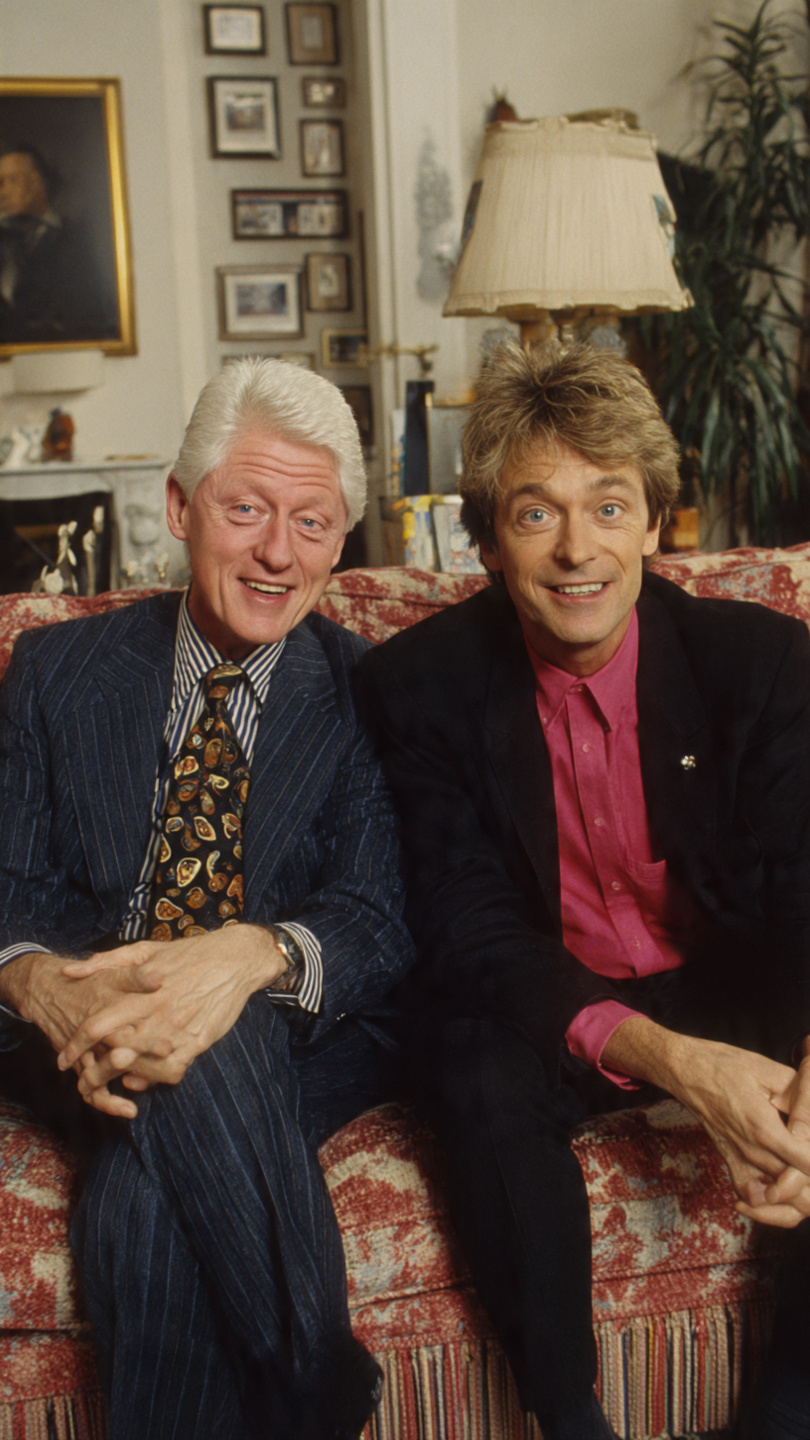 Martin Short and Bill Clinton Blank Meme Template