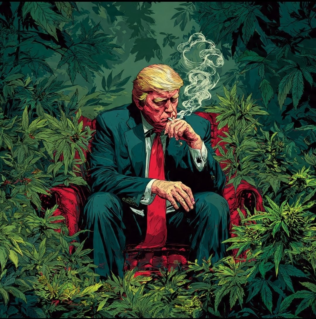 tRump approves weed Blank Meme Template