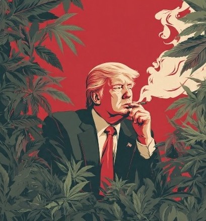 tRump approves weed Blank Meme Template