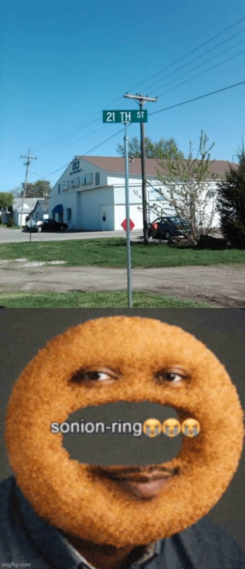 *21st st | image tagged in sonion ring,street,you had one job,memes,streets,number | made w/ Imgflip meme maker
