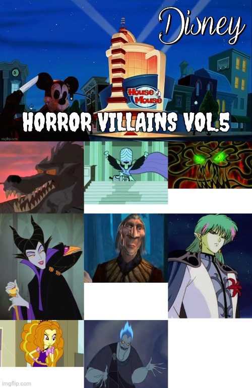 Disney Horror Villains Vol.5 Blank Meme Template