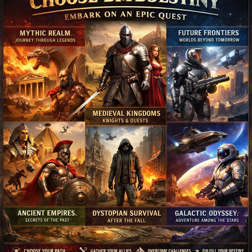 Choose Your Own Adventure Blank Meme Template