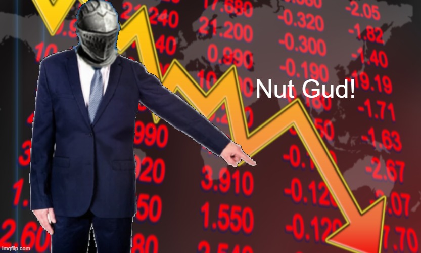 Nut Gud! | Nut Gud! | image tagged in fun | made w/ Imgflip meme maker