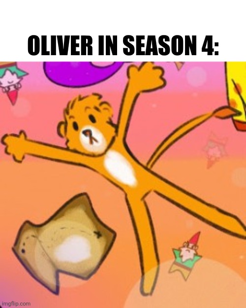 Oliver in Season 4 | Oliver in Season 4: | image tagged in invincible,superheroes | made w/ Imgflip meme maker