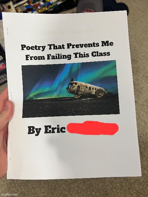 Did I cook on my (now marked as missing for a week) English assignment | made w/ Imgflip meme maker