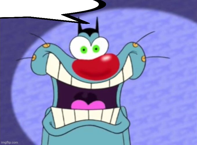 Shocked Oggy | image tagged in shocked oggy | made w/ Imgflip meme maker