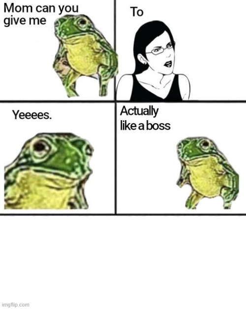 Mom Can You Give Me X Blank Meme Template