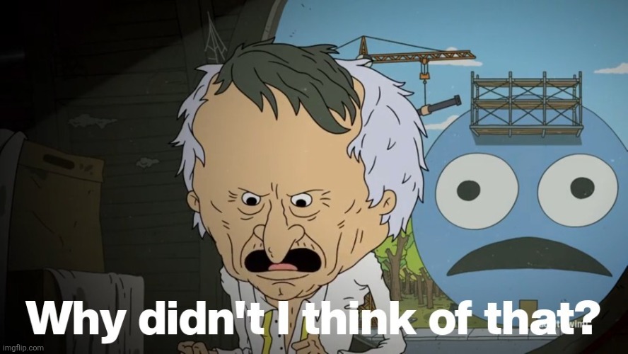 Mr. Boss Is Impressed | image tagged in memes,smiling friends,mr boss,genius | made w/ Imgflip meme maker