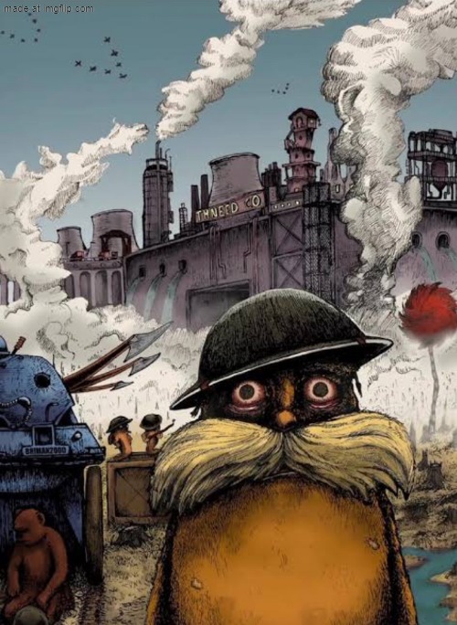 when u grinding in a videogame for a billion gajillion years but you cant hop off cuz the good part is right after | image tagged in lorax 1000 yard stare | made w/ Imgflip meme maker