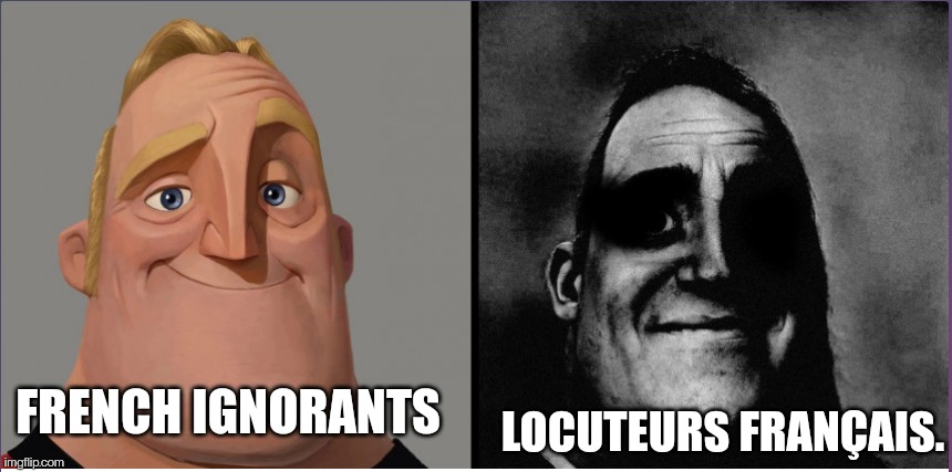 French Ignorants vs Locuteurs français.