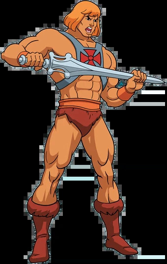He man draw the sword png Blank Meme Template