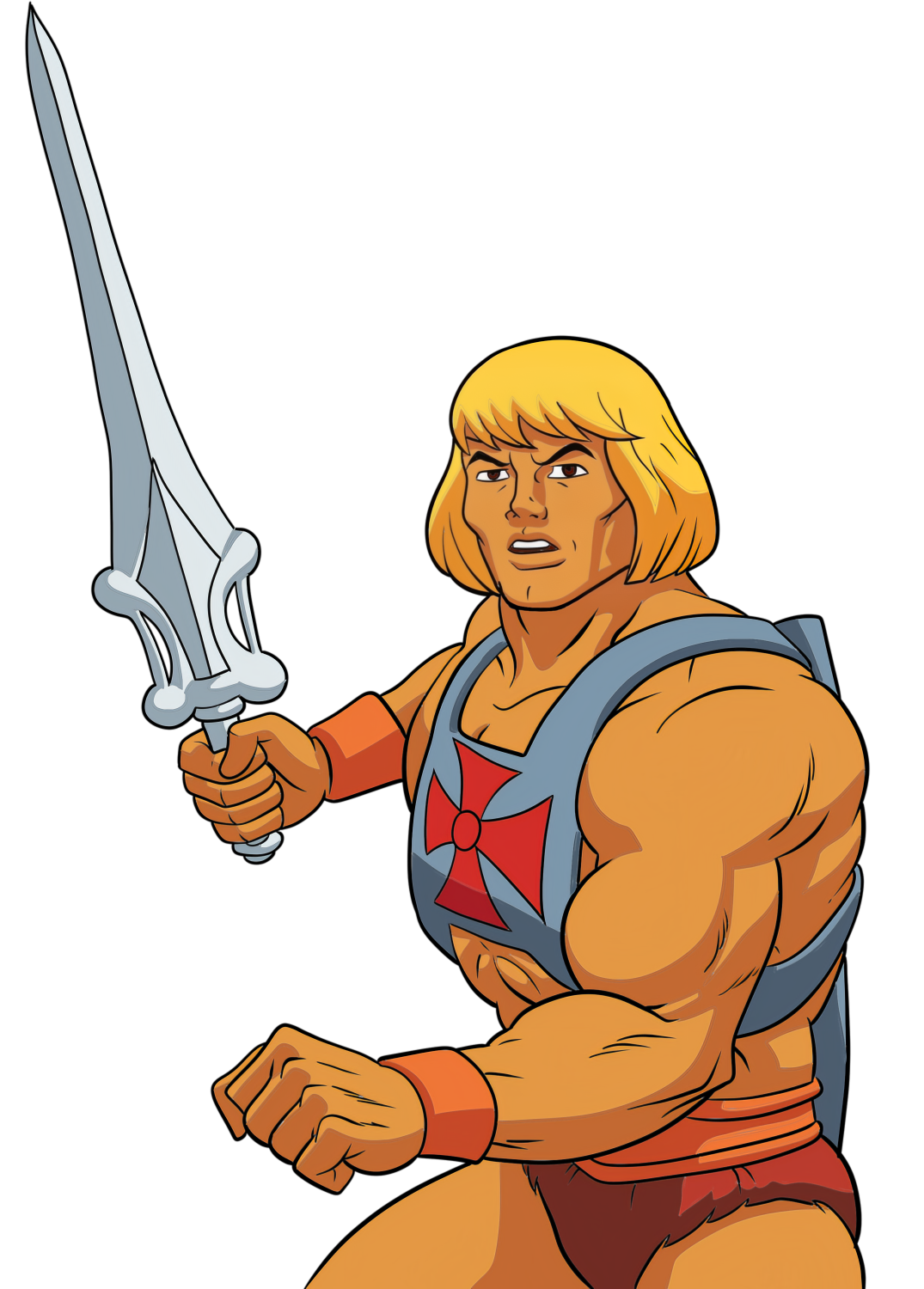 He-Man ready to rumble Blank Meme Template