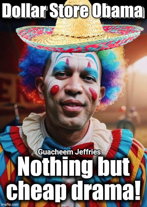 Guacheem Jeffries clown Blank Meme Template