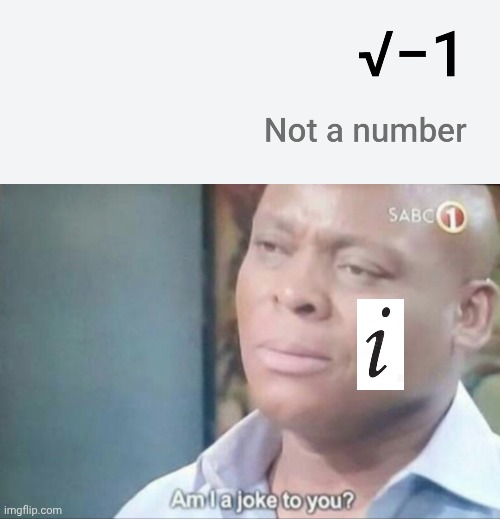 I'm telling you, calculator, I'm not imagining things | image tagged in am i a joke to you,memes,math,i,numbers | made w/ Imgflip meme maker