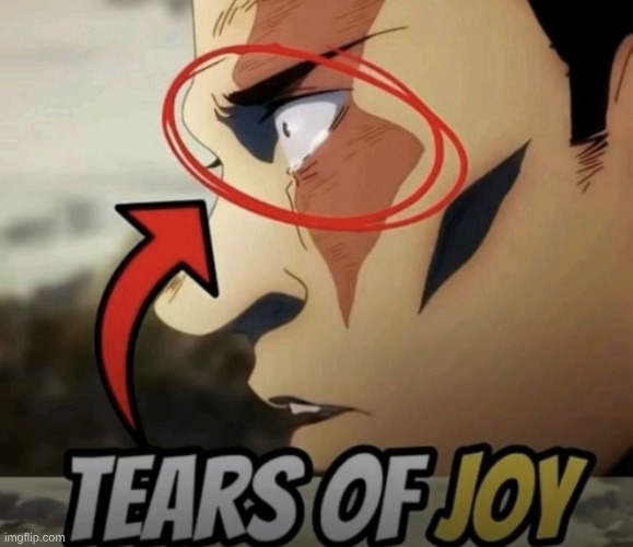 TEARS OF JOY | image tagged in tears of joy | made w/ Imgflip meme maker