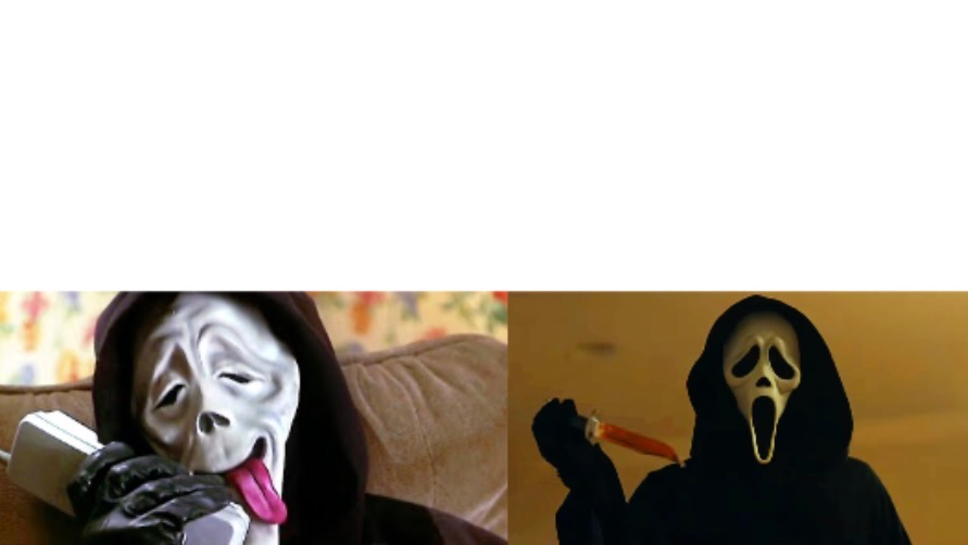 Ghostface Blank Meme Template