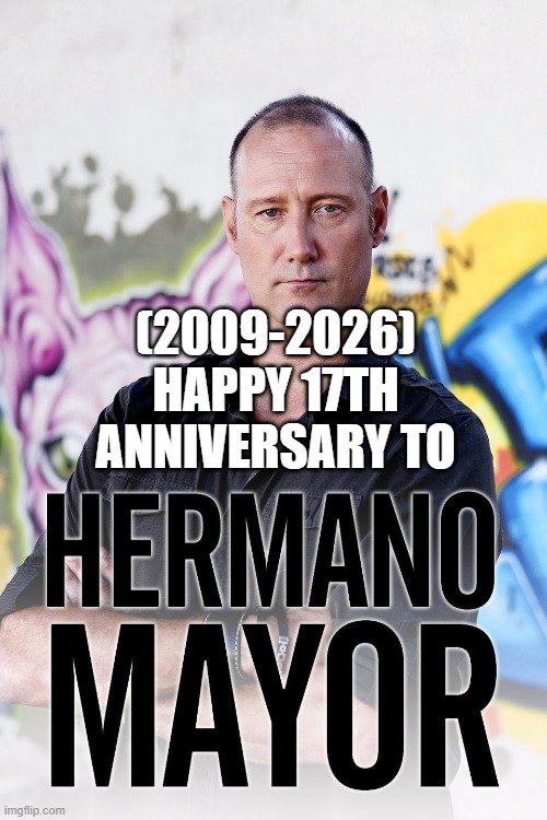 Hermano Mayor's 17th Anniversary! | (2009-2026)
Happy 17th Anniversary To | image tagged in ugandan knuckles,pjo,2004,2009 | made w/ Imgflip meme maker