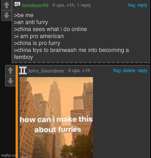Bullshit ass comment section no one cares about: | made w/ Imgflip meme maker