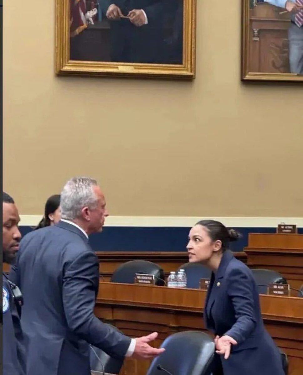 AOC RFK Blank Meme Template