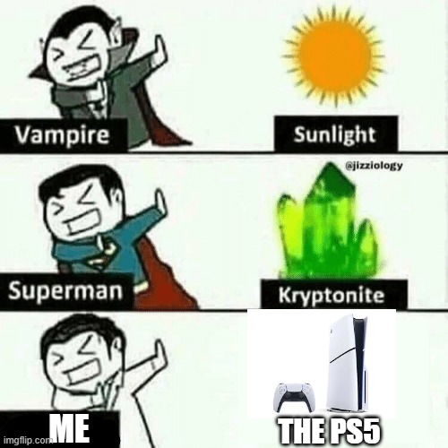 I HATE PLAYSTATION | me; the ps5 | image tagged in weakness,funny,memes,gif,fah,everyone gonna hate me | made w/ Imgflip meme maker