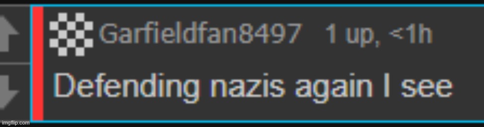 when the FUCK have i EVER defended a nazi bruh | made w/ Imgflip meme maker