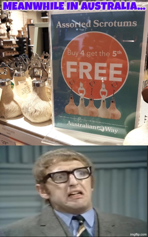 Only In Australia | Meanwhile in Australia... | image tagged in img_2666 jpeg,meanwhile in australia,dafuq did i just read,australia,funny signs,testicles | made w/ Imgflip meme maker