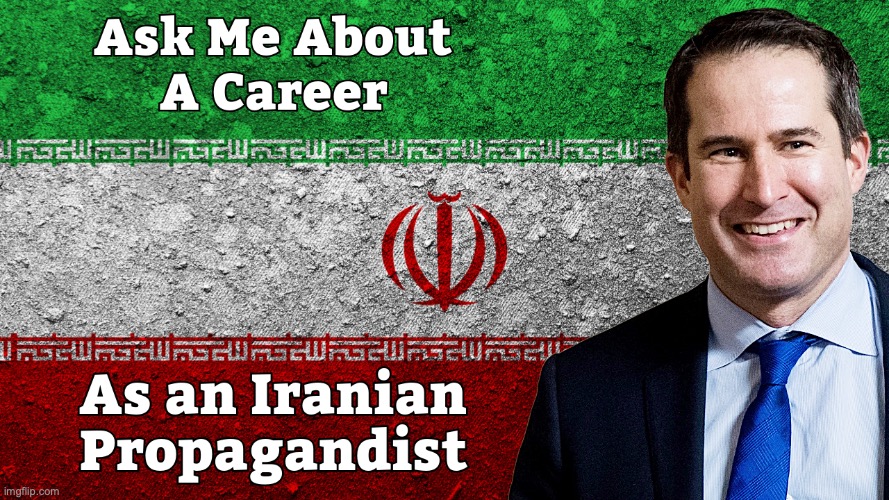 Seth Moulton: "Iranians Are in Control" | image tagged in seth moulton - iranian propagandist png | made w/ Imgflip meme maker
