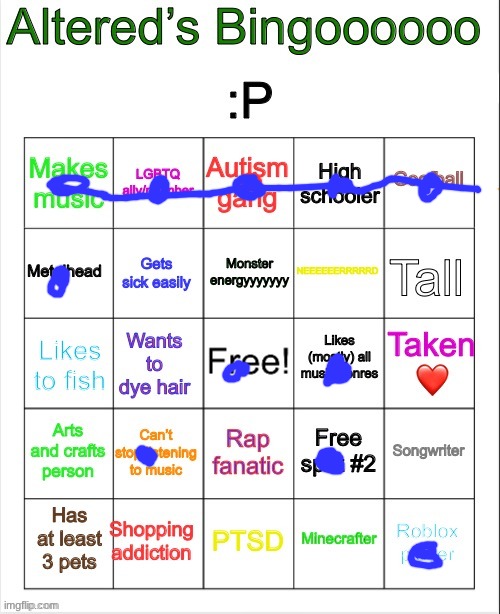 bingo! | image tagged in altered s bingo | made w/ Imgflip meme maker