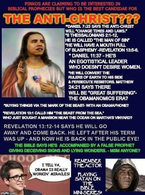 Obama Antichrist Blank Meme Template