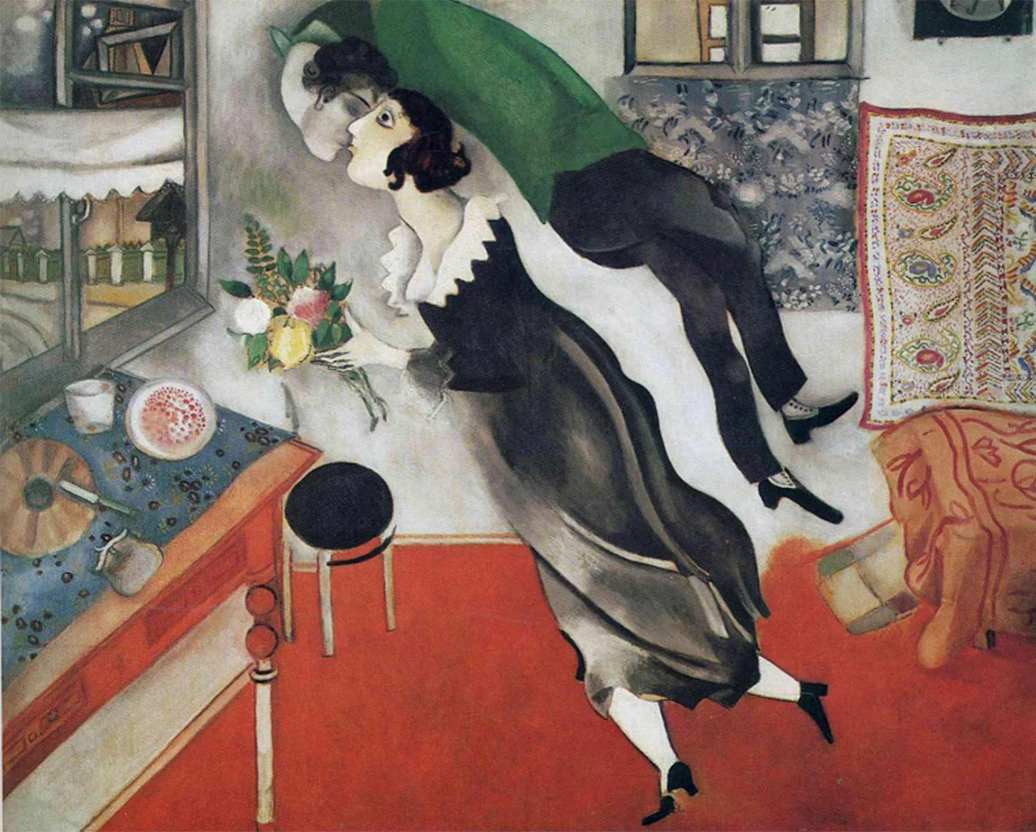 Birthday Marc Chagal Blank Meme Template