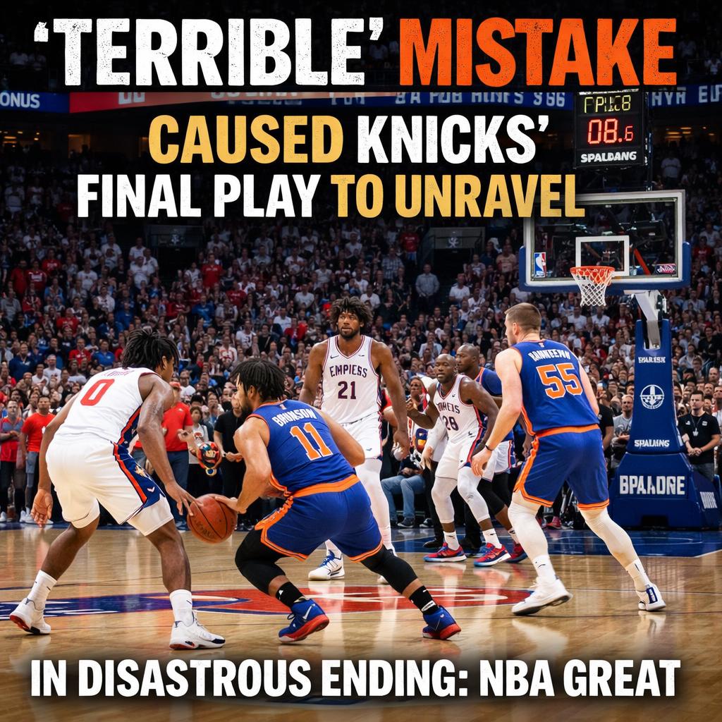‘Terrible’ mistake caused Knicks’ final play to unravel in disas Blank Meme Template