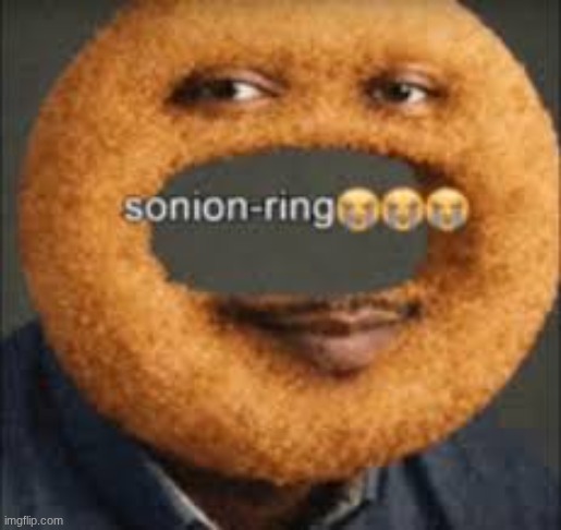 son Im a onion | image tagged in sonion ring,funny,meme | made w/ Imgflip meme maker