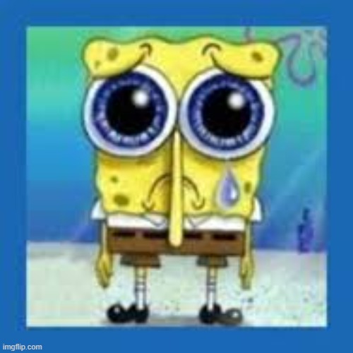 spongbob sad meme | image tagged in spongbob sad meme | made w/ Imgflip meme maker