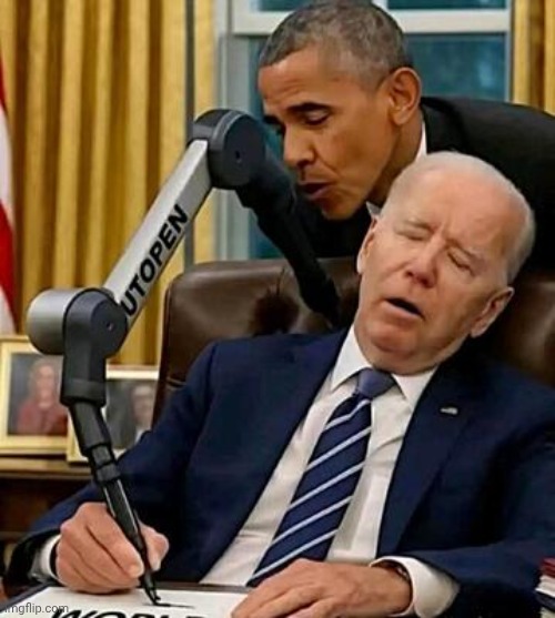 Sleepy Joe autopen | image tagged in sleepy joe autopen | made w/ Imgflip meme maker