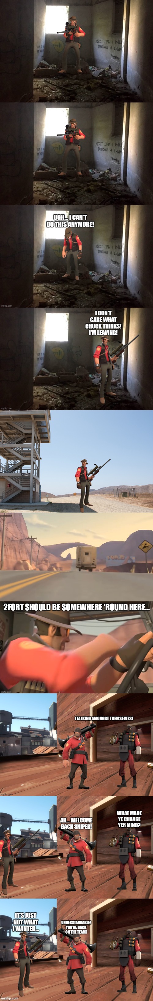 Sniper's Breaking Point | made w/ Imgflip meme maker