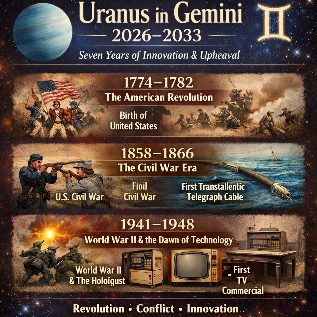 Uranus will enter Gemini on April 25–26, 2026, and remain there Blank Meme Template