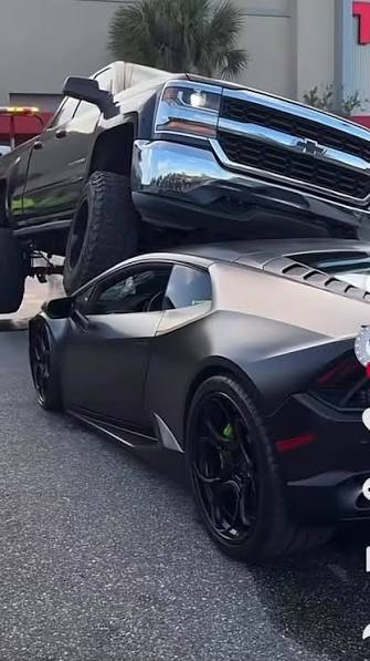 Truck lambo incident Blank Meme Template