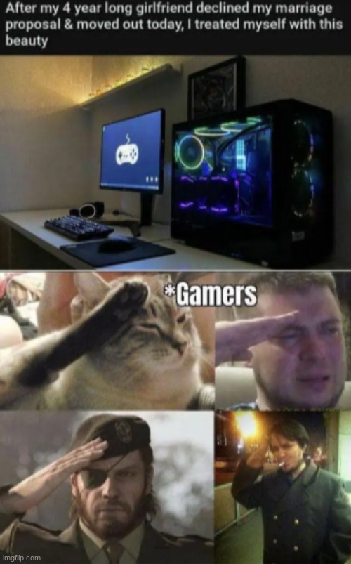 mans is now free | image tagged in gaming,freedom | made w/ Imgflip meme maker