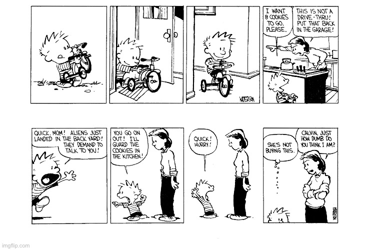 image tagged in calvin and hobbes,comics | made w/ Imgflip meme maker