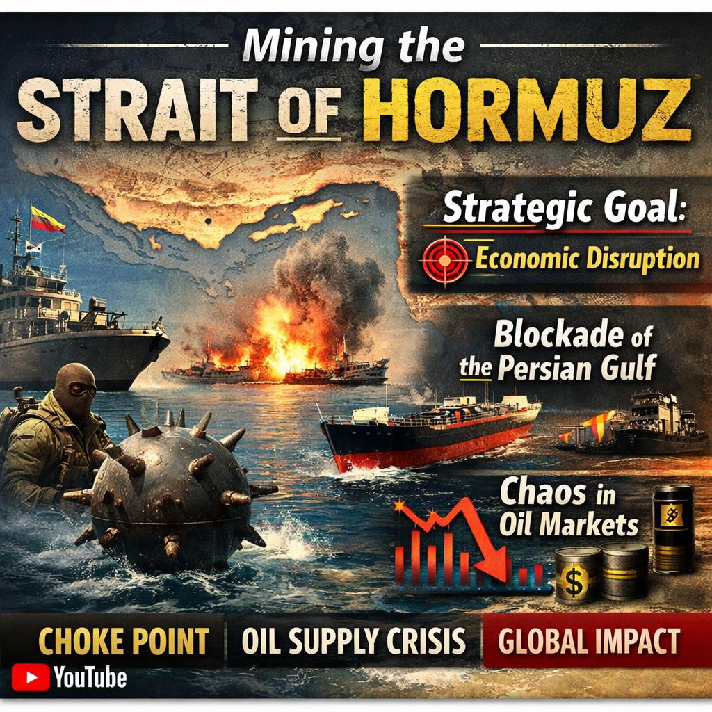 Mining the Strait of Hormuz refers to Iran deploying naval mines Blank Meme Template