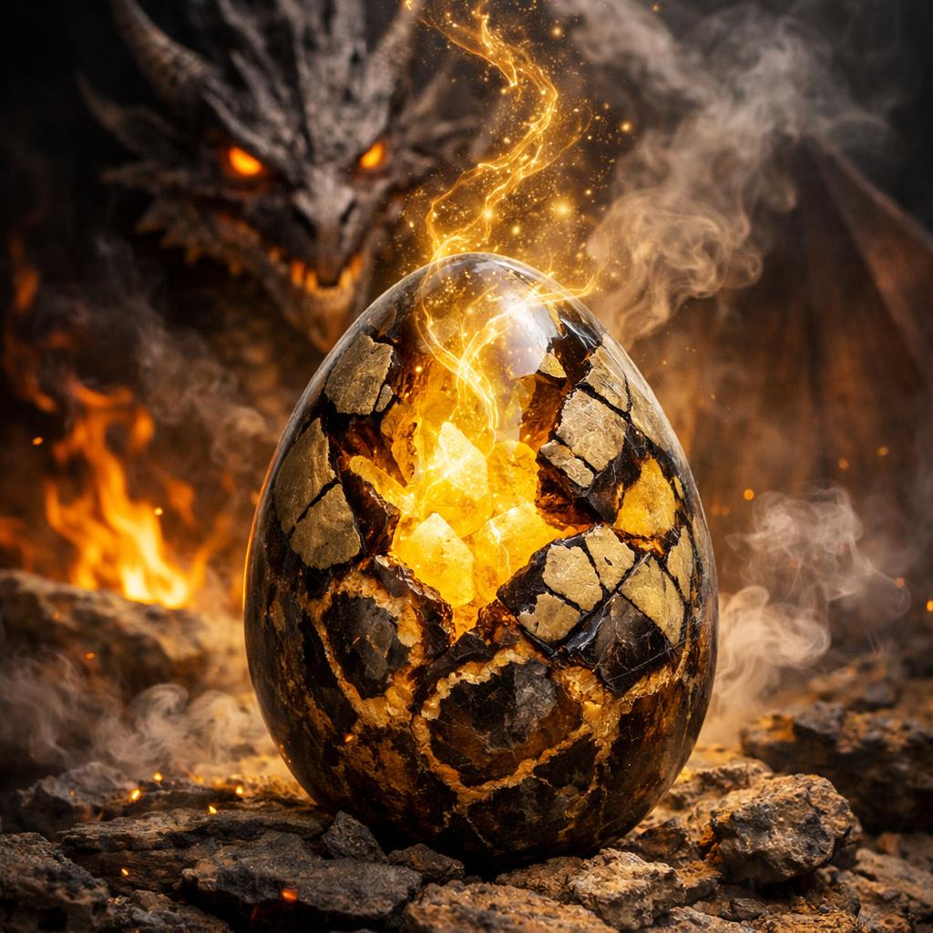 Septarian egg Blank Meme Template