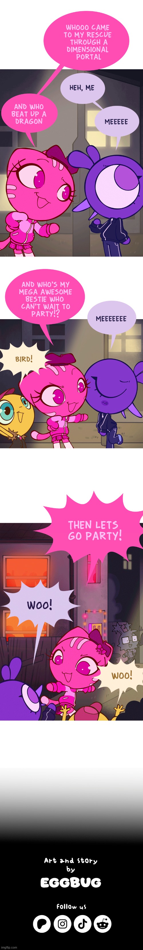 image tagged in cat,bird,henchman,party,time,party time | made w/ Imgflip meme maker