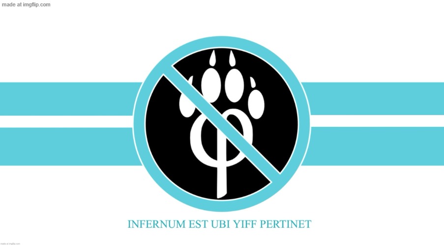 Evil AntiFurryCorps | image tagged in antifurrycorps flag | made w/ Imgflip meme maker