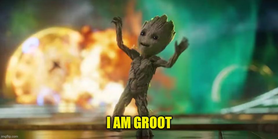 Baby Groot | I am groot | image tagged in baby groot | made w/ Imgflip meme maker